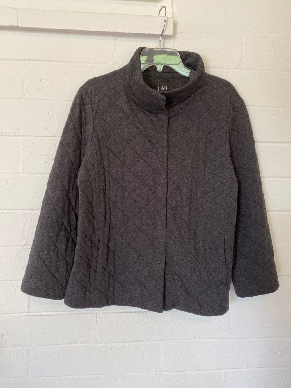 Eileen Fisher Quilted Jacket Large